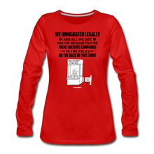 Load image into Gallery viewer, ALL WE GOT - Women's Premium Long Sleeve T-Shirt - red