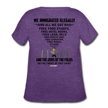 Load image into Gallery viewer, ALL WE GOT - Women’s Curvy T-Shirt - heather purple
