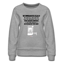 Load image into Gallery viewer, ALL WE GOT - Women’s Premium Sweatshirt - heather gray