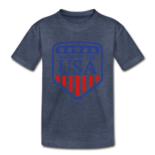 Load image into Gallery viewer, MADE IN THE USA - Kids' Premium T-Shirt - heather blue