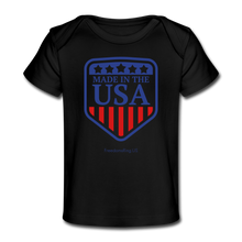Load image into Gallery viewer, MADE IN THE USA - Organic Baby T-Shirt - black