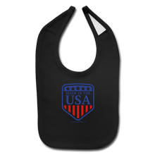 Load image into Gallery viewer, MADE IN THE USA - Baby Bib - black