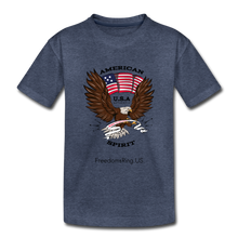 Load image into Gallery viewer, AMERICAN SPIRIT - Kids' Premium T-Shirt - heather blue
