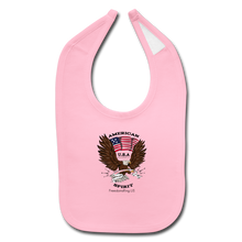 Load image into Gallery viewer, AMERICAN SPIRIT - Baby Bib - light pink