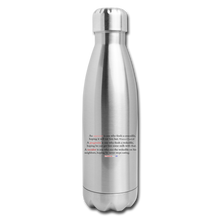 Load image into Gallery viewer, STOP FEEDING THE WOKEDILE! - Double-Sided Printing on Insulated Stainless Steel Water Bottle - silver