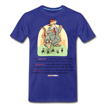 Load image into Gallery viewer, FEEDING THE WOKEDILE - Men's Premium T-Shirt - royal blue