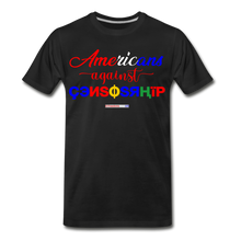Load image into Gallery viewer, AMERICANS AGAINST CENSORSHIP - Men's Premium T-Shirt - black