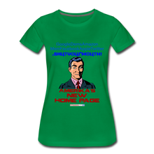 Load image into Gallery viewer, AMERIKA'S NEW HOME PAGE - Women’s Premium T-Shirt - kelly green
