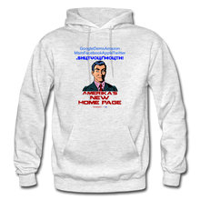 Load image into Gallery viewer, AMERIKA'S NEW HOME PAGE - Gildan Heavy Blend Adult Hoodie - light heather gray