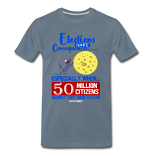 Load image into Gallery viewer, DEMSPEAK TRANSLATED - Men's Premium T-Shirt - steel blue