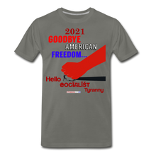 Load image into Gallery viewer, GOODBYE AMERICAN FREEDOM - Men's Premium T-Shirt - asphalt gray