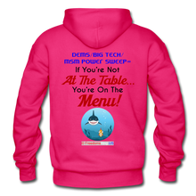 Load image into Gallery viewer, IF YOU'RE NOT AT THE TABLE... - Gildan Heavy Blend Adult Hoodie - fuchsia