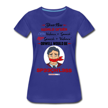 Load image into Gallery viewer, YOUR NEW WORLD ORDER - Women’s Premium T-Shirt - royal blue
