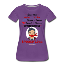 Load image into Gallery viewer, YOUR NEW WORLD ORDER - Women’s Premium T-Shirt - purple
