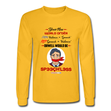 Load image into Gallery viewer, YOUR NEW WORLD ORDER - Men's Long Sleeve T-Shirt - gold