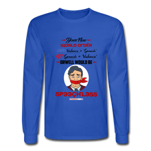 Load image into Gallery viewer, YOUR NEW WORLD ORDER - Men's Long Sleeve T-Shirt - royal blue