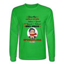 Load image into Gallery viewer, YOUR NEW WORLD ORDER - Men's Long Sleeve T-Shirt - bright green