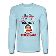 Load image into Gallery viewer, YOUR NEW WORLD ORDER - Men's Long Sleeve T-Shirt - powder blue