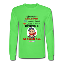 Load image into Gallery viewer, YOUR NEW WORLD ORDER - Men's Long Sleeve T-Shirt - kiwi