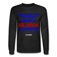 Load image into Gallery viewer, DEM UNITY PLAN - Men's Long Sleeve T-Shirt - black