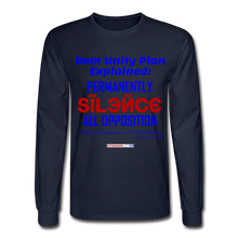 Load image into Gallery viewer, DEM UNITY PLAN - Men's Long Sleeve T-Shirt - navy