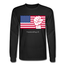 Load image into Gallery viewer, USA STRONG - Men's Long Sleeve T-Shirt - black