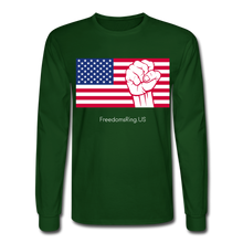 Load image into Gallery viewer, USA STRONG - Men's Long Sleeve T-Shirt - forest green