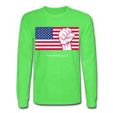 Load image into Gallery viewer, USA STRONG - Men's Long Sleeve T-Shirt - kiwi