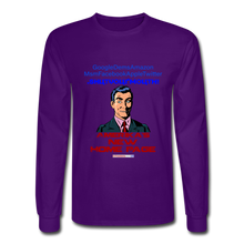 Load image into Gallery viewer, AMERIKA'S NEW HOME PAGE - Men's Long Sleeve T-Shirt - purple