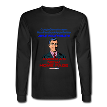 Load image into Gallery viewer, AMERIKA'S NEW HOME PAGE - Men's Long Sleeve T-Shirt - black