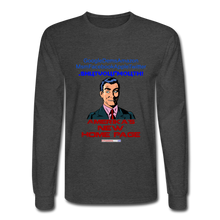 Load image into Gallery viewer, AMERIKA'S NEW HOME PAGE - Men's Long Sleeve T-Shirt - heather black