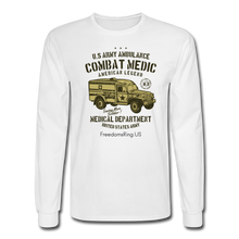 Load image into Gallery viewer, US COMBAT MEDIC - Men's Long Sleeve T-Shirt - white