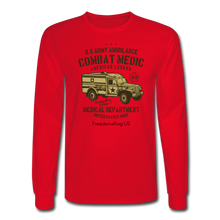 Load image into Gallery viewer, US COMBAT MEDIC - Men's Long Sleeve T-Shirt - red