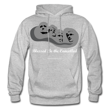 Load image into Gallery viewer, BLESSED BE THE CANCELLED - Gildan Heavy Blend Adult Hoodie - heather gray