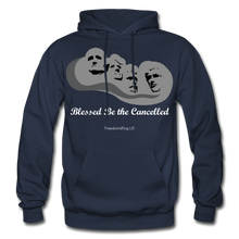 Load image into Gallery viewer, BLESSED BE THE CANCELLED - Gildan Heavy Blend Adult Hoodie - navy