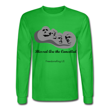 Load image into Gallery viewer, BLESSED ARE THE CANCELLED - Men's Long Sleeve T-Shirt - bright green