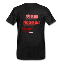Load image into Gallery viewer, STOP FEEDING THE WOKEDILE! - Two-Sided Printing on Men's Premium T-Shirt - charcoal gray