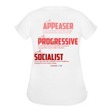 Load image into Gallery viewer, STOP FEEDING THE WOKEDILE! - Two-Sided Printing on Women’s Maternity T-Shirt - white