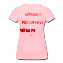 Load image into Gallery viewer, STOP FEEDING THE WOKEDILE! - Two-Sided Printing on Women’s Premium T-Shirt - pink