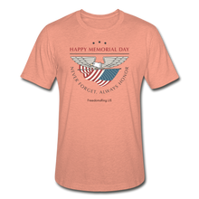 Load image into Gallery viewer, MEMORIAL DAY - Unisex Heather Prism T-Shirt - heather prism sunset