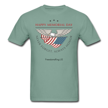 Load image into Gallery viewer, MEMORIAL DAY - Unisex ComfortWash Garment Dyed T-Shirt - seafoam green