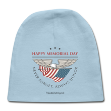 Load image into Gallery viewer, MEMORIAL DAY - Baby Cap - light blue