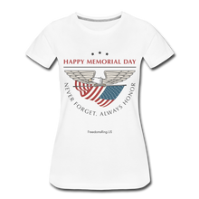 Load image into Gallery viewer, MEMORIAL DAY - Women’s Premium T-Shirt - white