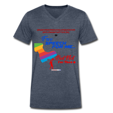Load image into Gallery viewer, FREE SPEECH FOR ME, BUT NOT FOR THEE - Men's V-Neck T-Shirt - heather navy