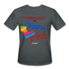 Load image into Gallery viewer, FREE SPEECH FOR ME, BUT NOT FOR THEE - Men’s Moisture Wicking Performance T-Shirt - charcoal