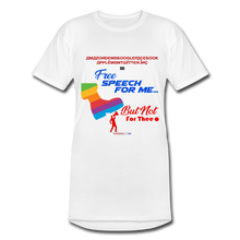 Load image into Gallery viewer, FREE SPEECH FOR ME, BUT NOT FOR THEE - Men’s Long Body Urban Tee - white
