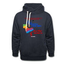 Load image into Gallery viewer, FREE SPEECH FOR ME, BUT NOT FOR THEE - Shawl Collar Hoodie - navy