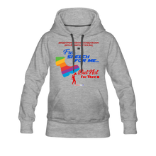 Load image into Gallery viewer, FREE SPEECH FOR ME, BUT NOT FOR THEE - Women’s Premium Hoodie - heather gray