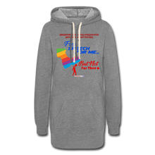 Load image into Gallery viewer, FREE SPEECH FOR ME, BUT NOT FOR THEE - Women's Hoodie Dress - heather gray