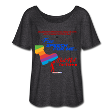 Load image into Gallery viewer, FREE SPEECH FOR ME, BUT NOT FOR THEE - Women’s Flowy T-Shirt - charcoal gray